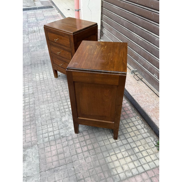 Louis XVI Italian Nightstands, 1980, Set of 2 For Sale - Image 6 of 7