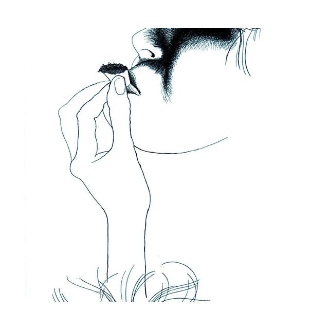 Marijuana - Original Etching by Giacomo Porzano - 1970 ca. 1970 For Sale - Image 4 of 5