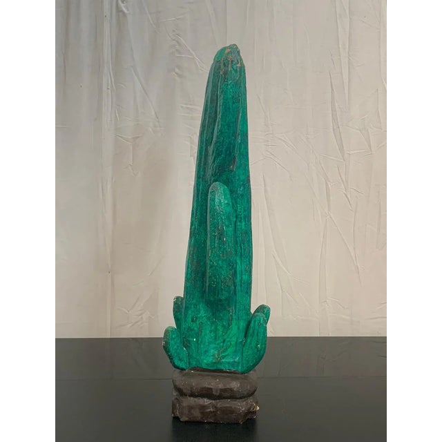 Papier Mâché Cactus Sculpture by Roy Roberts, 1970s, in Good conditions. Designed 1970 to 1979 This piece has an...