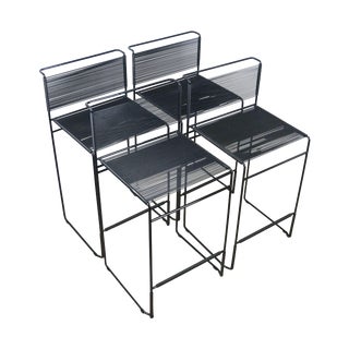 Modern Spaghetti Bar Stools - Set of 4 For Sale
