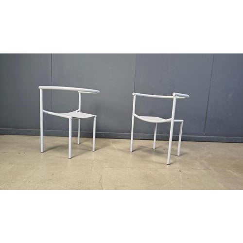 Vintage Von Vogelsang Chairs by Starck for Driade, 1980s, Set of 4 For Sale - Image 4 of 14