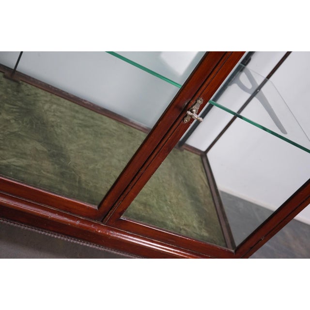 Victorian Mahogany Museum Shop Display Cabinet or Vitrine, Late 19th Century For Sale - Image 14 of 18
