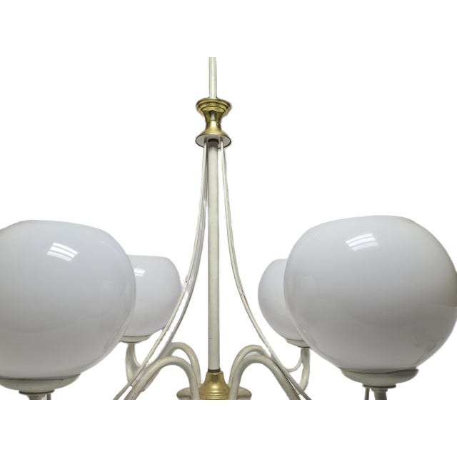 Art Nouveau Chandelier, Poland, 1970s For Sale - Image 9 of 10
