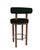 Collector Modern Moca Bar Chair in Midnight Fabric and Smoked Oak by Studio Rig For Sale - Image 4 of 7