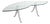 Oval 5021 Coffee Table in Glass and Aluminum from Rolf Benz For Sale
