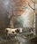 French 19th Century French Pastoral Oil Painting of Cow and Boy in Giltwood Frame For Sale - Image 3 of 11