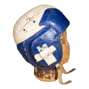 Vintage Leather Football Helmet C.1940