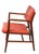 Mid 20th Century Orange Vinyl Seat Arm Chair For Sale In New York - Image 6 of 10