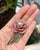 Bochic “Orient” Vintage Pink Sapphire & Pearl Brooch Set 18K Gold & Silver For Sale In New York - Image 6 of 18