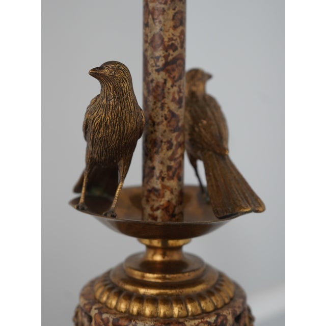 Maitland - Smith Pair Maitland Smith Brass & Iron Lizard Table Lamps For Sale - Image 4 of 12