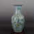 Chinese Vintage Porcelain Vase Qing Dynasty Qianlong Marked Crackle Glaze Famille Verte Porcelain Vase Hand Painted Figures Pattern For Sale In Seattle - Image 6 of 8