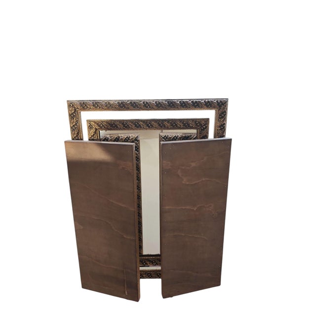 19th Century Gilt Tryptch Mirror For Sale - Image 4 of 6