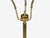1970s Swedish Modern, Three Light Floor Lamp, Reeded Brass, Fabric, Sweden For Sale - Image 10 of 13