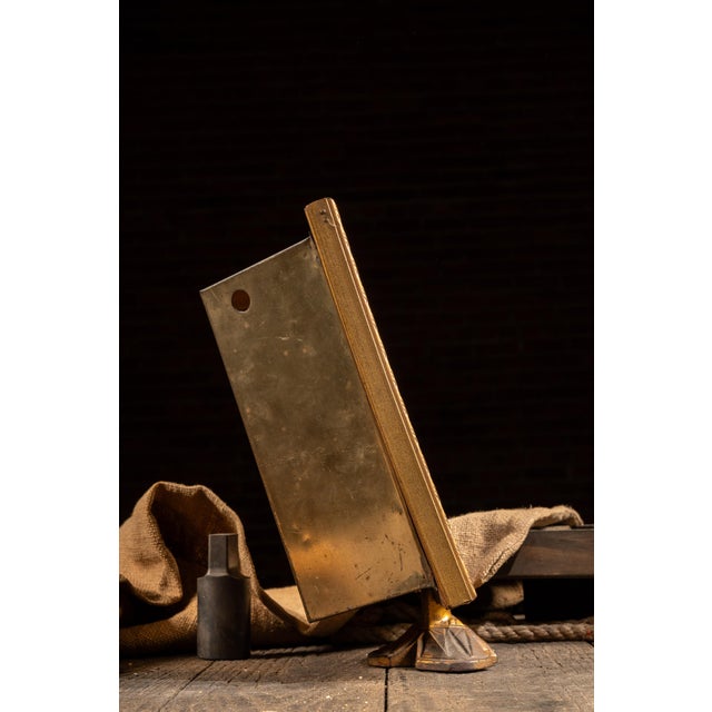 C. 1920 Crawford Shoe Reverse Painted Lighted Flashing Sign Display For Sale - Image 4 of 10