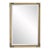 Camp Rattan/Brass Mirror For Sale