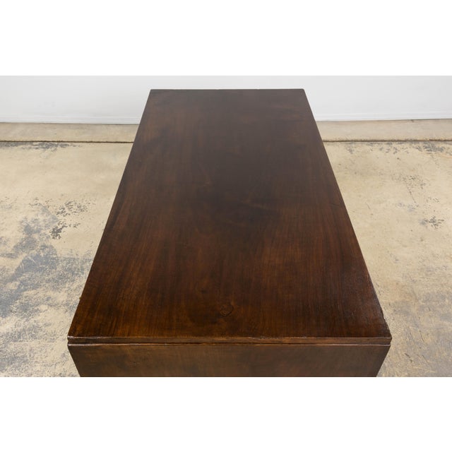 1930s French Art Deco Walnut Writing Desk For Sale - Image 15 of 18