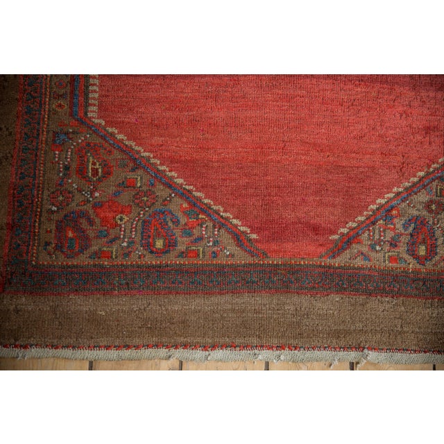 1920s Antique Persian Serab Camel Hair Multicolor Rug Runner For Sale - Image 9 of 9