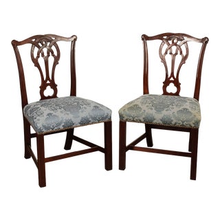 Stickley Colonial Williamsburg Pair of Mahogany Side Chairs For Sale