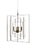 Cube Chandelier in Bronze For Sale
