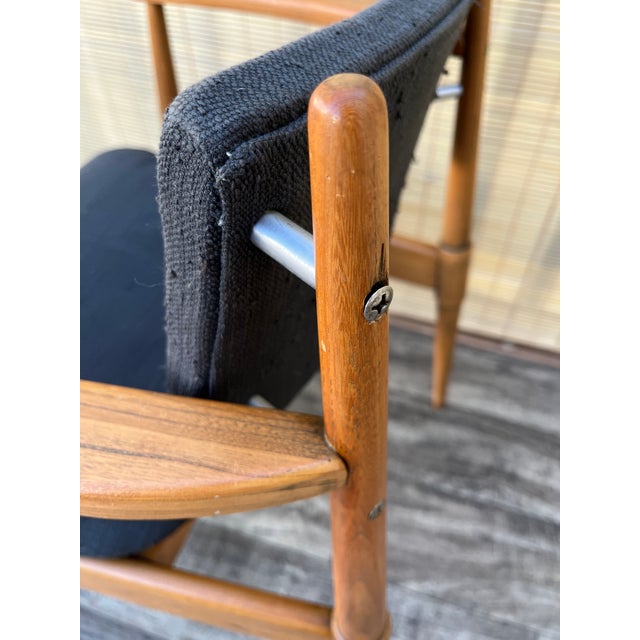 Set of Six Mid-Century Modern Atomic Era Dining Chairs Circa 1960s For Sale - Image 14 of 18