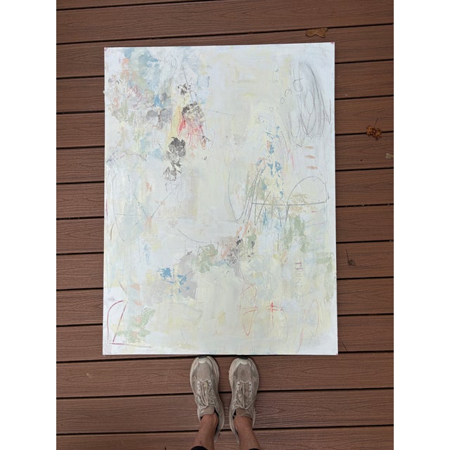2020s Sarah Trundle, Contemporary Abstract Painting, "Trove" For Sale - Image 5 of 8