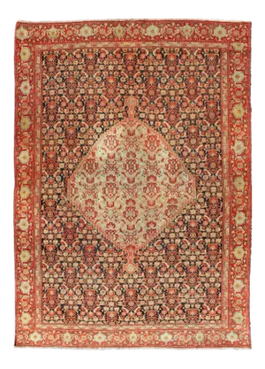 Antique Persian Fine Senneh Rug by Keivan Woven Arts