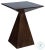 Titus Modern End Table, Dark Brown For Sale - Image 11 of 11