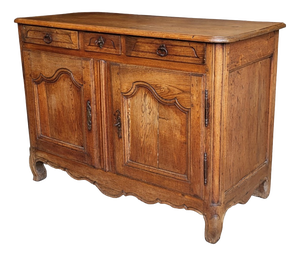 Louis XV Provincial Low Buffet, France, 19th Century