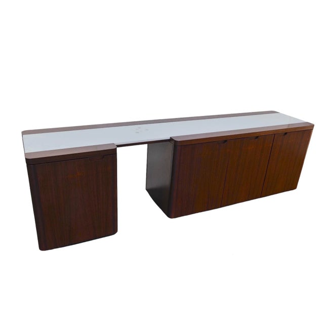 1970s Mid Century Modern Italian Credenza For Sale - Image 13 of 13