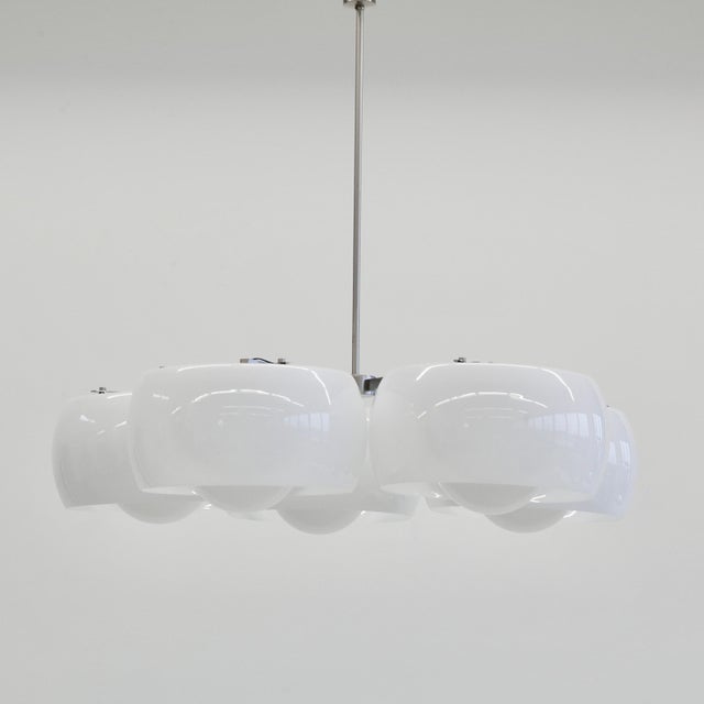 1960s Large Pentaclinio Ceiling Lamp by Vico Magistretti for Artemide, 1961 For Sale - Image 5 of 9