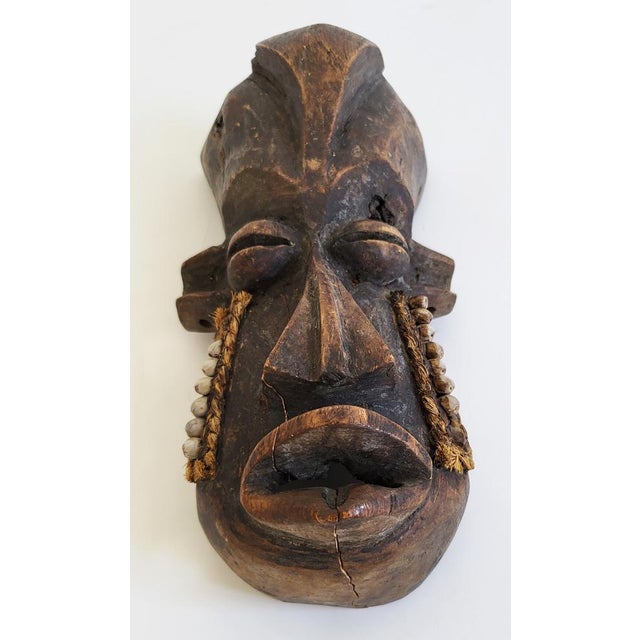 Mid-Century Modern Mid-Century African Mask, 1950s For Sale - Image 3 of 10