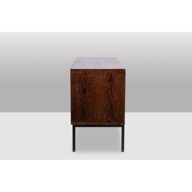 1970s Sideboard in Wenge and Raffia by Martin Visser, 1970s For Sale - Image 5 of 11