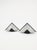 Vintage Pyramid Table Lamp with Ribbed Glass and Metal Base, 1980s, in Very Good conditions. Designed 1980 to 1989...