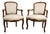 Early 20th Century Pair of Louis XV Style Beech Fauteuils For Sale