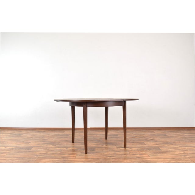 Mid-Century Modern Mid-Century Polish Oak Extendable Dining Table, 1960s For Sale - Image 3 of 14