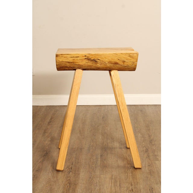 Rustic Style Mixed Woods Pub Table For Sale - Image 10 of 12
