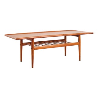 Mid-Century Danish Teak Wood Coffee Table from Grete Jalk, 1950s For Sale