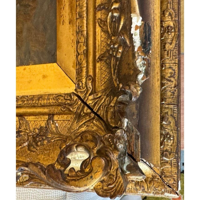 Early 20th Century Oil Painting by Joel Owens, Framed For Sale - Image 4 of 6