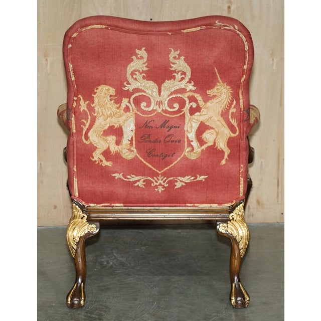 Set of Claw and Ball Lounge Chair with Ottoman by Francesco Molon, Italy For Sale - Image 15 of 18