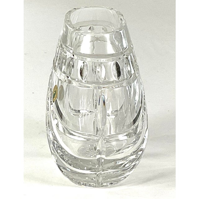2000 - 2009 Waterford Crystal-“Overture Rose Vase”-New With Label For Sale - Image 5 of 7