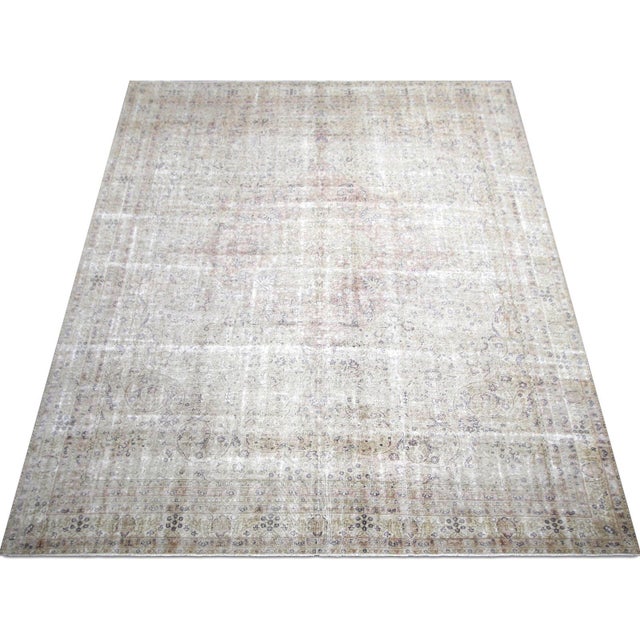 1920s Turkish Oushak Rug For Sale In Los Angeles - Image 6 of 6