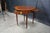 Brown Mid 20th Century Baker Federal Hepplewhite Style Mahogany Round Inlaid Side Table Pullout Trays For Sale - Image 8 of 18
