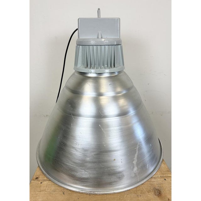 Large Industrial Aluminium Pendant Light from Elektrosvit, 1960s For Sale - Image 15 of 18