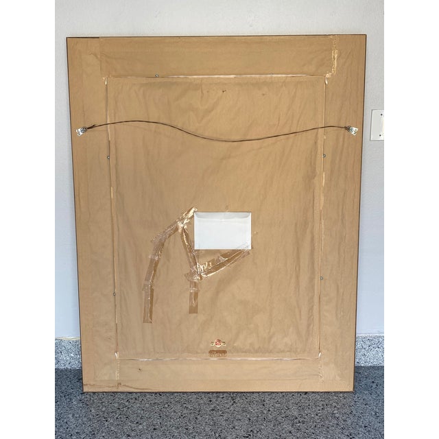 Mid 20th Century Limited Edition Canvas Elephant "King of the African Plains", Framed For Sale - Image 4 of 8