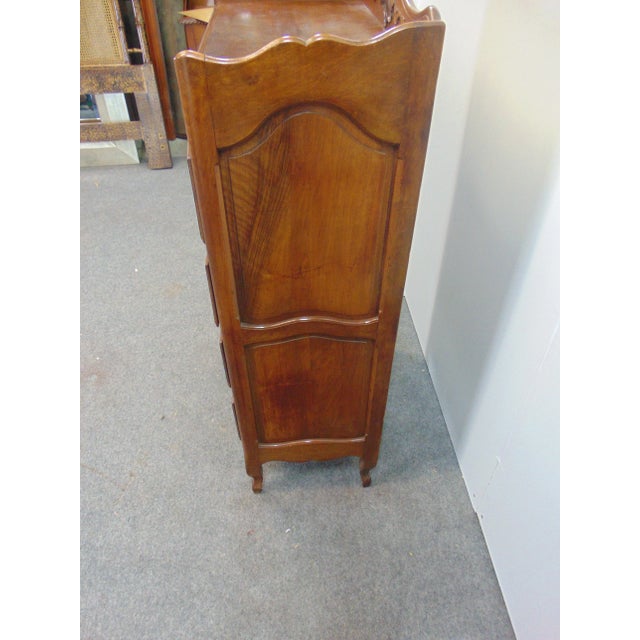 Wood 19th C Louis XV Carved Cherry Chest For Sale - Image 7 of 9