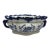 Large Blue and White Floral Plant Vessel For Sale