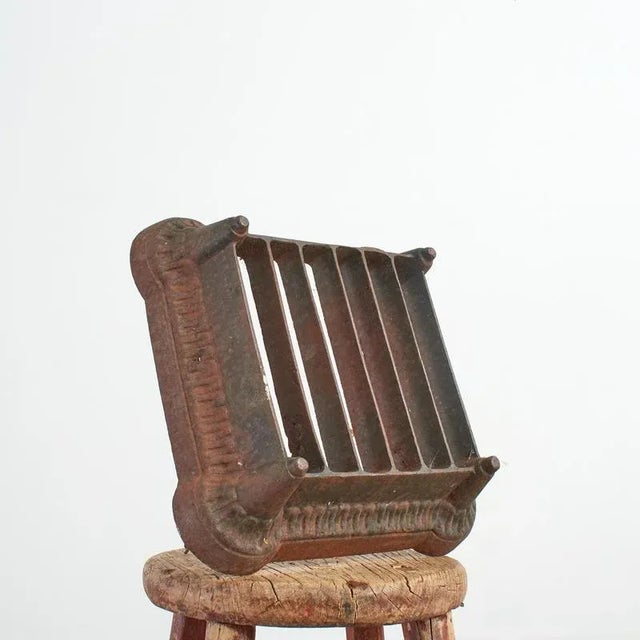 Metal Antique Cast Iron Boot Scraper in Iron For Sale - Image 7 of 7