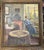 Modern Interior with Woman at Window, 1920s, Oil Painting on Canvas, Framed For Sale - Image 3 of 10