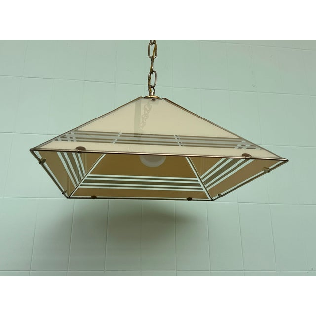 Italian Hollywood Regency Style Pendant, 1980s For Sale - Image 15 of 18