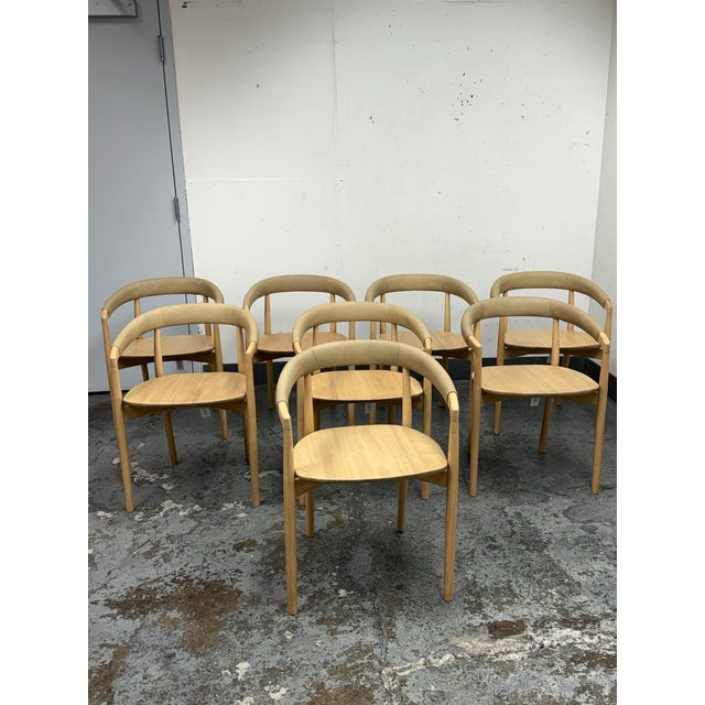 Design Plus Gallery presents a Set of Eight Irvine Leather Dining Chairs from West Elm. Designed to bring a clean, modern...